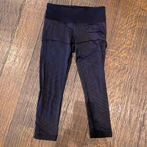 Black with design.mesh from the mid thigh down